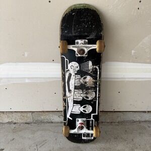Vintage 1996 ALIEN WORKSHOP Abduction Skateboard Deck 90s Tensor Trucks